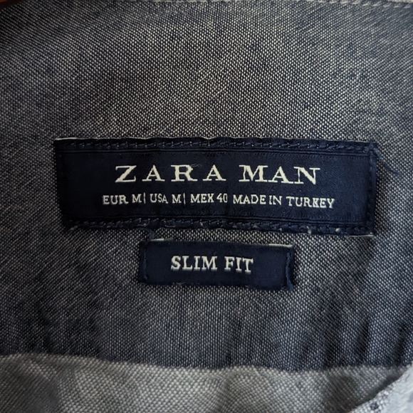 Zara Man Button Down Dress Shirt - Picture 3 of 6